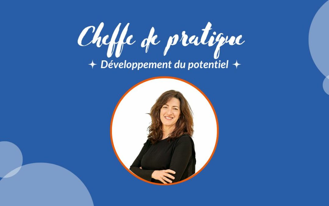 Notre cheffe de pratique développement du potentiel: Marie-Josée Carmel